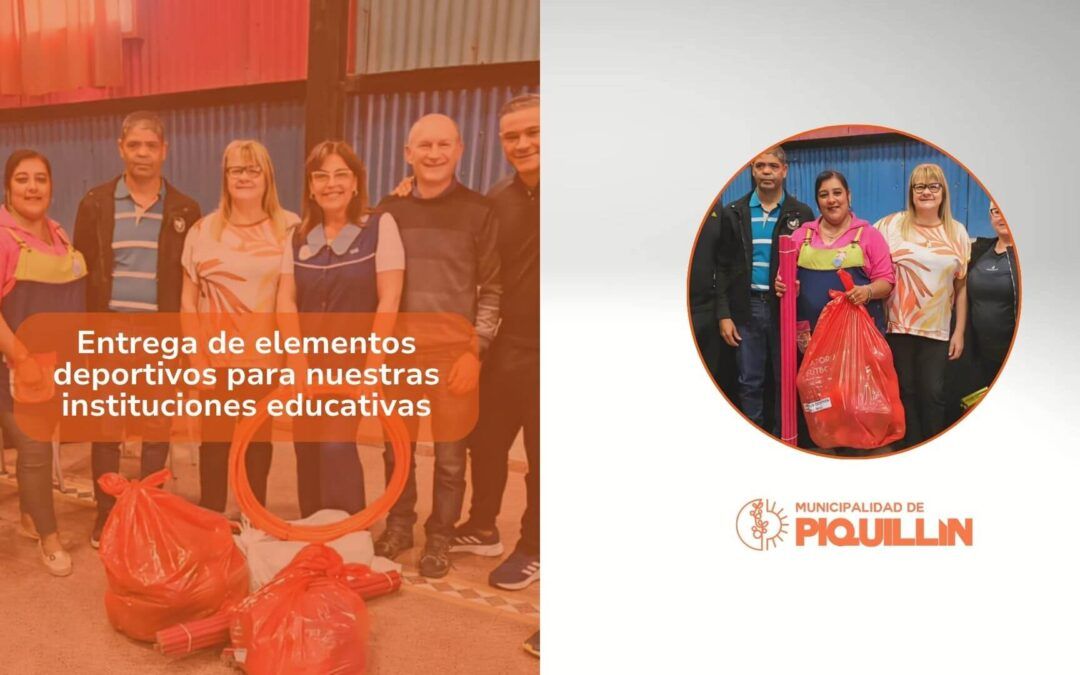 Entrega de elementos deportivos para nuestras instituciones educativas